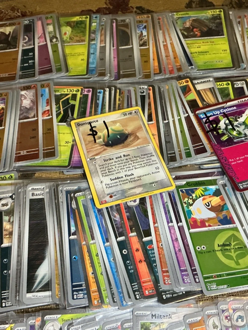Pokemon Holo and reverse holo english card lot of 269 cards from 2020s